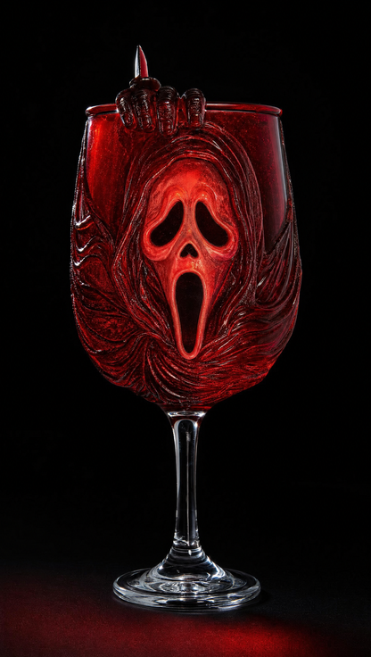 SlasherSips Horror Wine Glasses
