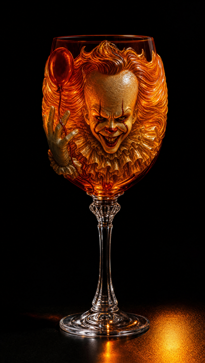 SlasherSips Horror Wine Glasses